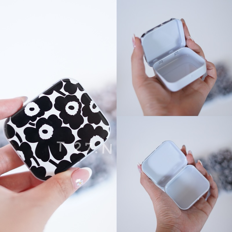พร้อมส่ง Marimekko tiny tin box ขนาด 5x6 cm สูง 15 cm