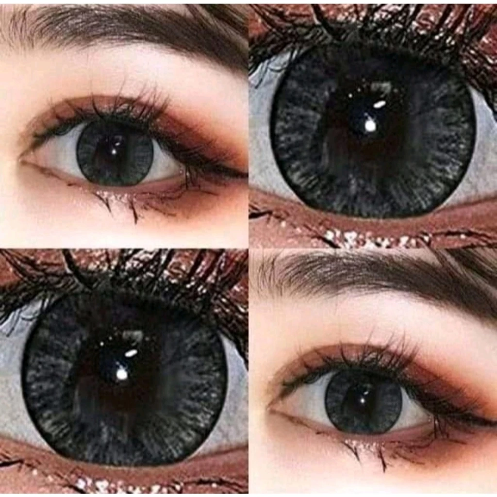 มีค่าสายตา 💋 kissylens Tommy Gray Brown black 💋 บิ๊กอาย สุดปัง คอนแทคเลนส์ รายเดือน