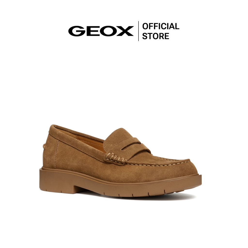 GEOX รองเท้าหนังผู้หญิง รุ่น D SPHERICA EC1 - MUD FW24 (D25QRAC6372F_H4BRXX)