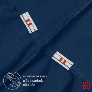 GQ Minimal Polo™ เสื้อโปโลยับยั้งกลิ่นเหงื่อ สีเทาเข้ม (มินิมอลโปโล)