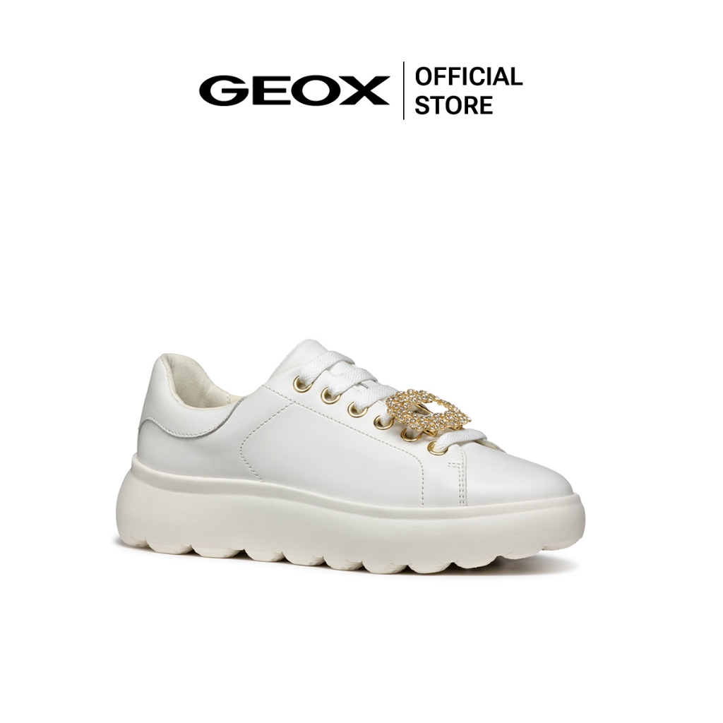 GEOX รองเท้าผ้าใบผู้หญิง รุ่น D SPHERICA EC4.1 - WHITE FW24 (D46TCFC1000F_F4WTXX)