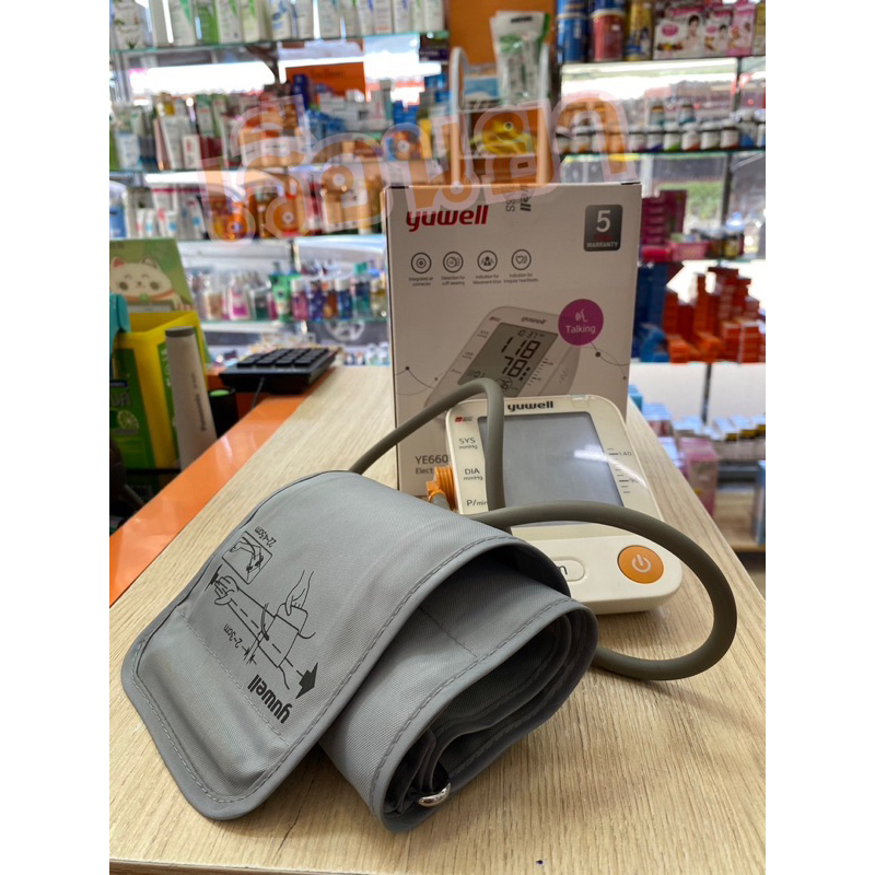 ⚡️ถูกที่สุด มีราคาส่ง⚡️Yuwell YE660E พูดภาษาไทยได้ เครื่องวัดความดันอัตโนมัติ