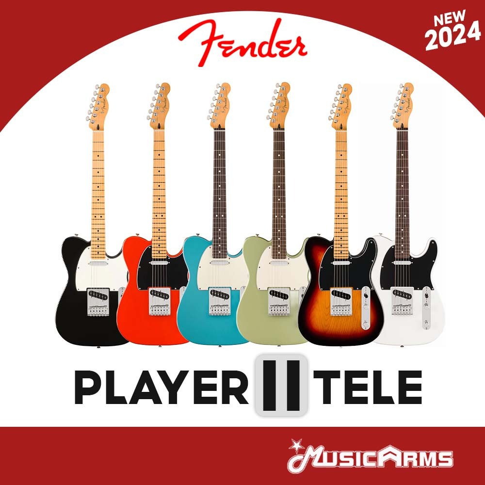 Fender Player II Telecaster กีต้าร์ไฟฟ้า Music Arms