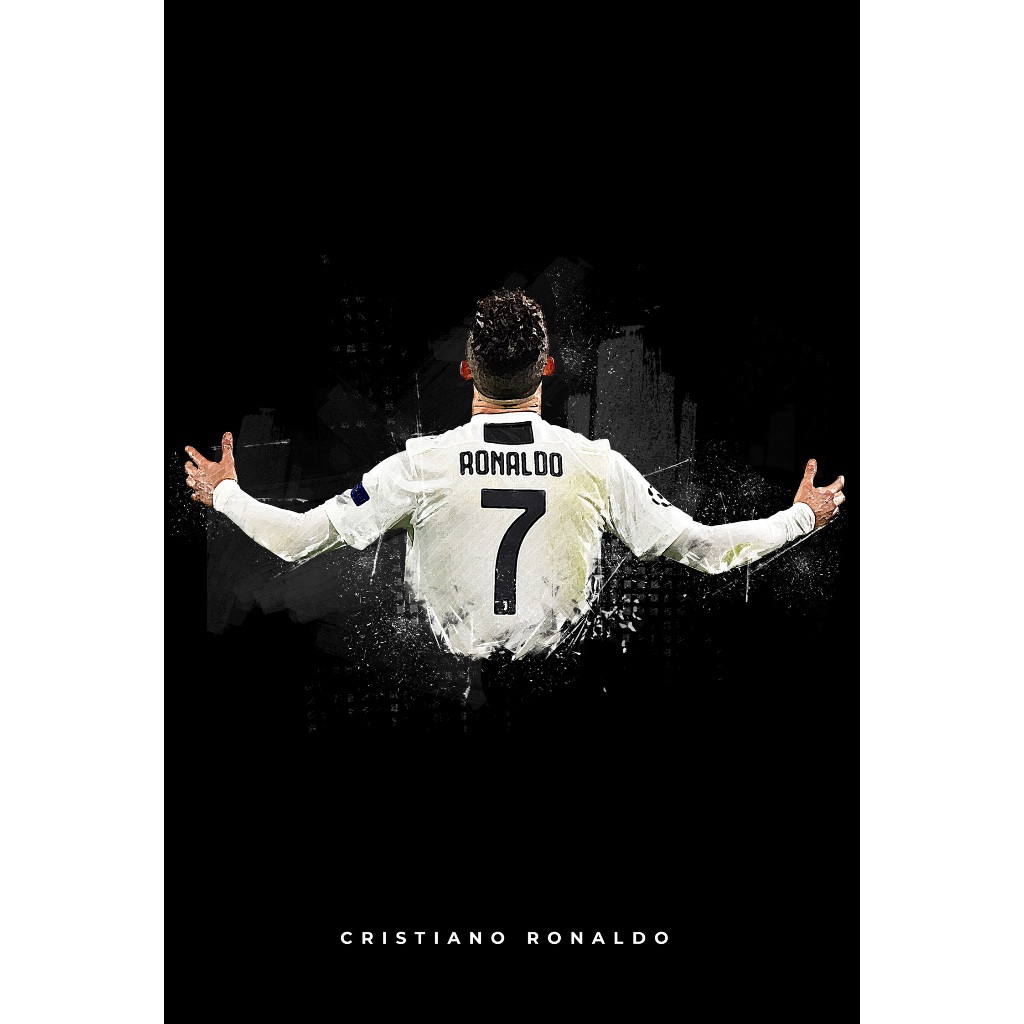 โปสเตอร์Cristiano Ronaldo คริสเตียโน โรนัลโด Poster ร้านคนไทย รับทำโปสเตอร์ รับทำกรอบตามขนาด