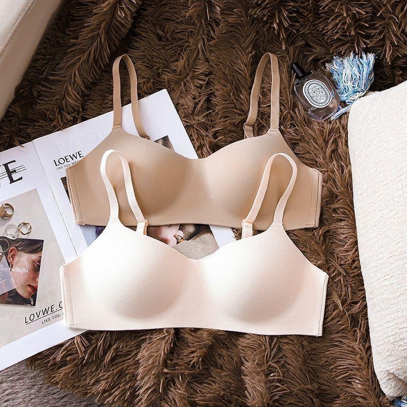 ❤ส่งไวจากไทย❤เสื้อชั้นในผู้หญิง บราไร้โครง ผ้าดีมาก โทนนู้ด สายปรับระดับได้