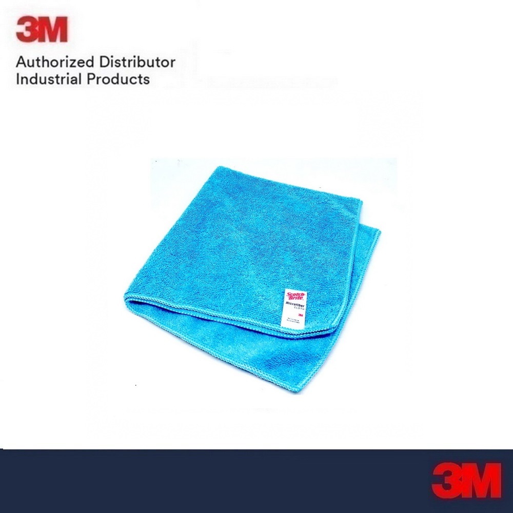 3M Microfiber (1 ผืน) ผ้าไมโครไฟเบอร์ ทำความสะอาด 40x40ซม.