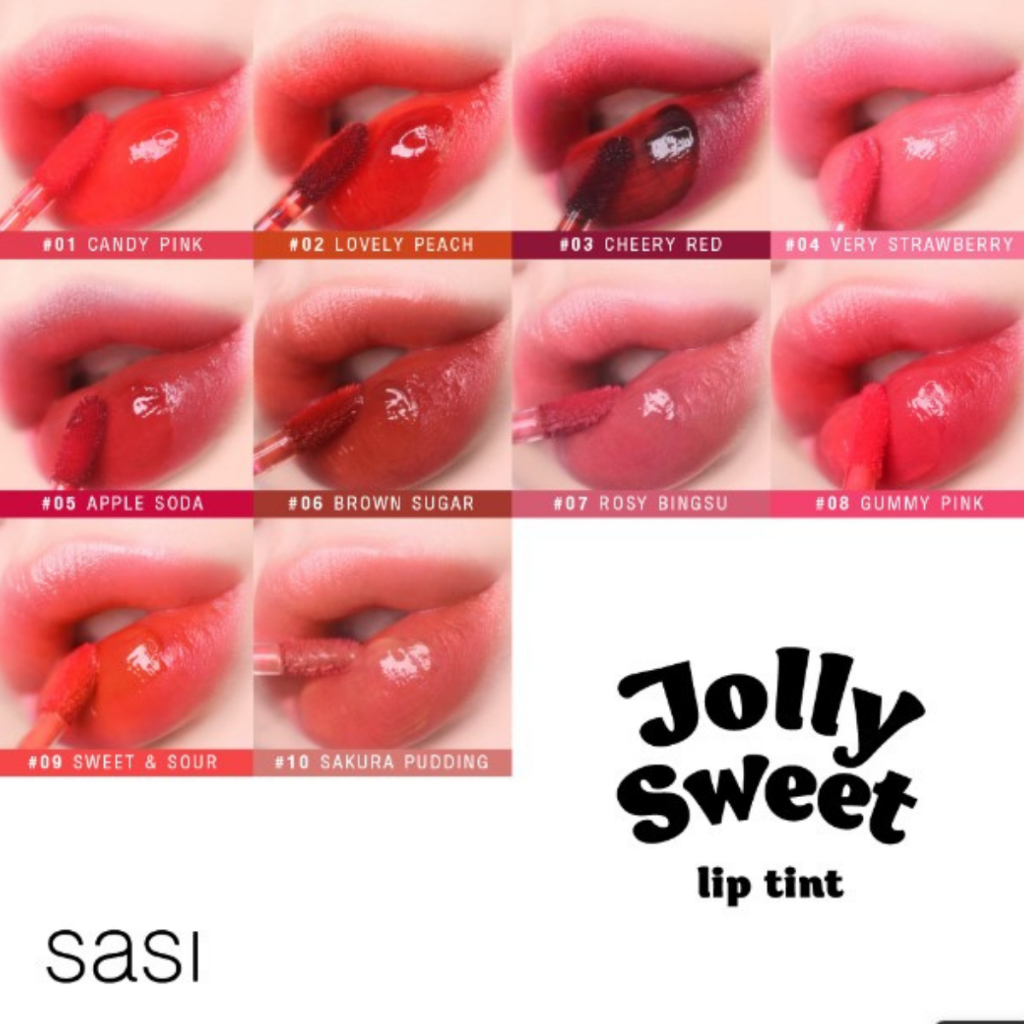 ศศิ ลิปทินท์เนื้อเจลลี่ จอลลี่ สวีท ลิป ทินท์ Jolly Sweet Lip Tint (15 เฉดสี) ปริมาณ 3 กรัม ราคา ถูกที่สุด ดีลบีเคเค แกลเลอรีภาพที่ 4