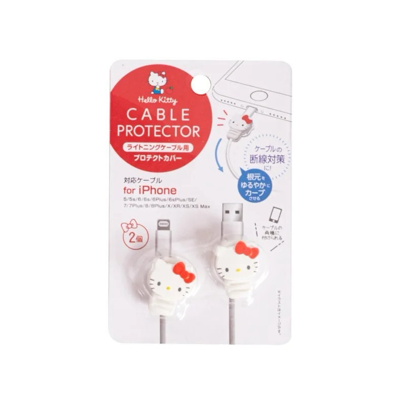 sanrio • daiso japan sanrio cable protector ตัวถนอมสายชาร์จงาน daiso ญี่ปุ่น แท้ 100% 🇯🇵