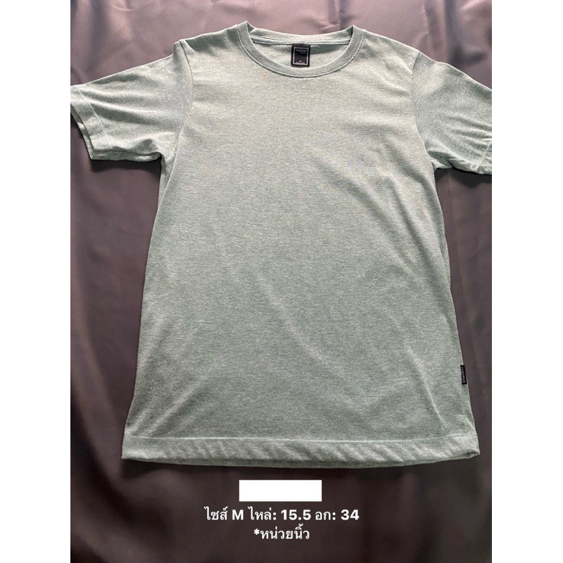 [มือสอง] เสื้อยืด yuedpao ยืดเปล่า สีเขียว *ไซส์ M*