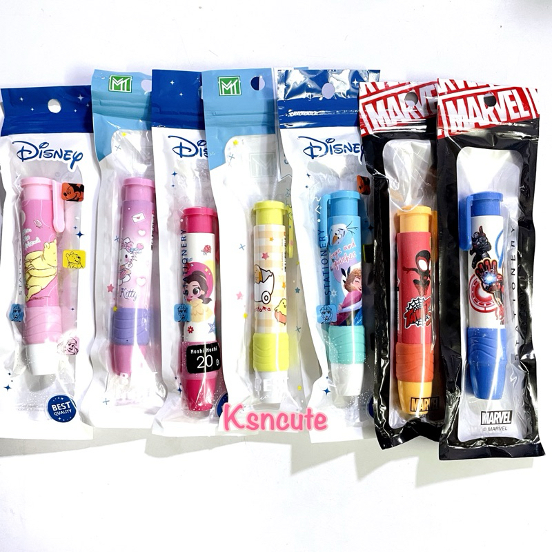 ยางลบแบบกด ลายลิขสิทธิ์ Disney Marvel