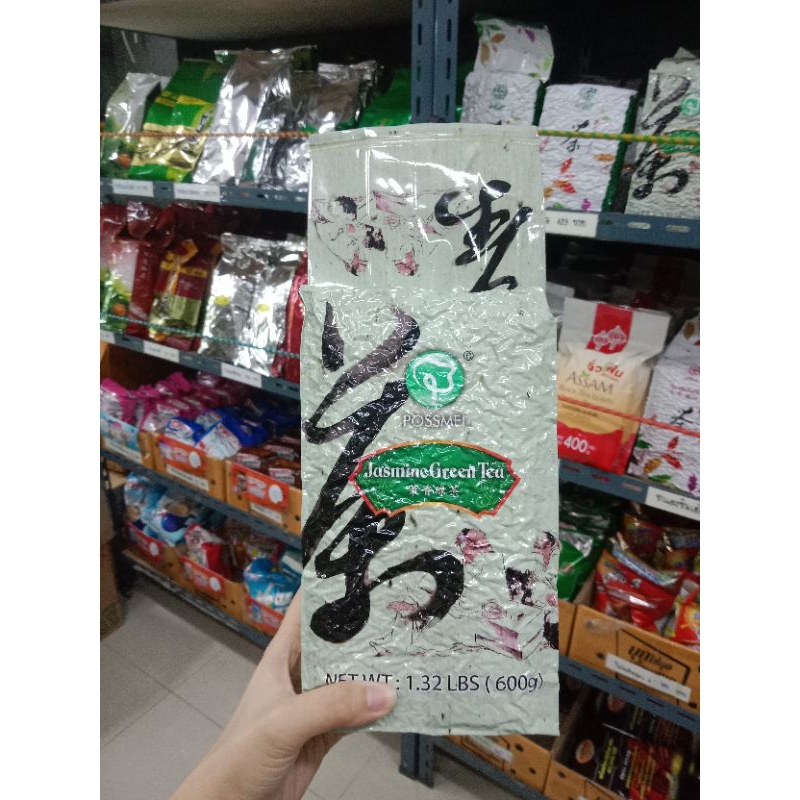 Possmei Jasmine Green tea 600กรัม ชาเขียวโพสเม่