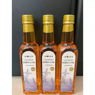 น้ำมันงาขี้ม้อน สกัดเย็น Perilla Oil 100% บรรจุขวด 250ml/500ml