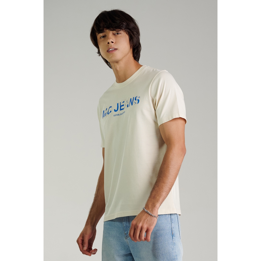 Mc jeans เสื้อยืดแขนสั้นผู้ชาย คอกลม MTTZ801
