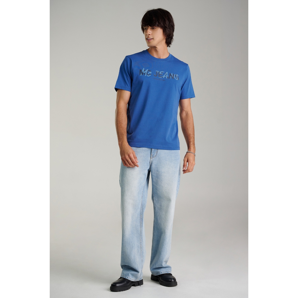 Mc jeans เสื้อยืดแขนสั้นผู้ชาย คอกลม MTTZ801