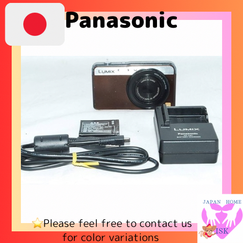 Panasonic Digital Camera Lumix Xs3 5X Optical Brown Dmc-Xs3-T Direct From Japan Used, Genuine Made I