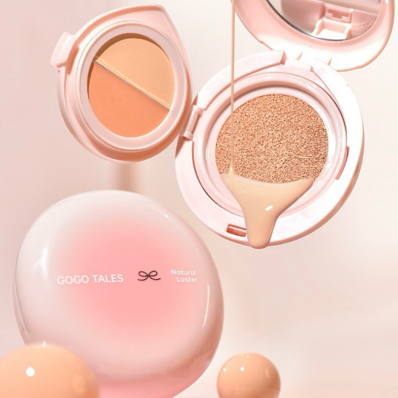 ใหม่ ! คุชชั่น2in1 GOGO TALES ผิวโกลว์ & คอลซีลเลอร์ ౨ৎ ⟡