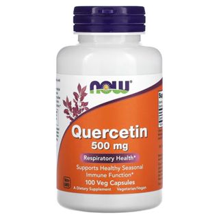 เควอซิทิน NOW Foods, Quercetin, 500 mg, 100 Veg Capsules
