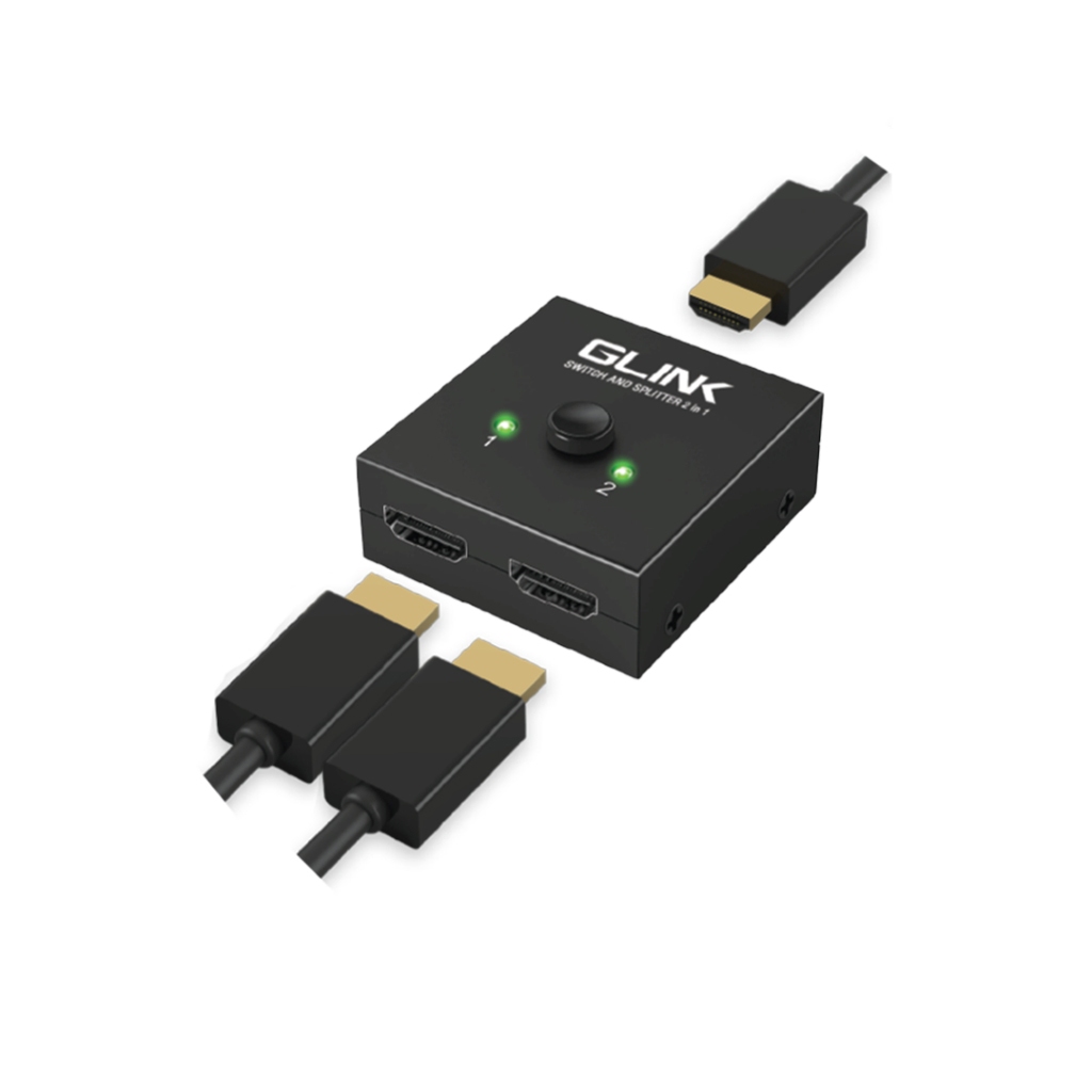 GLINK Converter HDMI 2.0 Switch And Splitter 2 in 1 รุ่น GL400 / GL-400