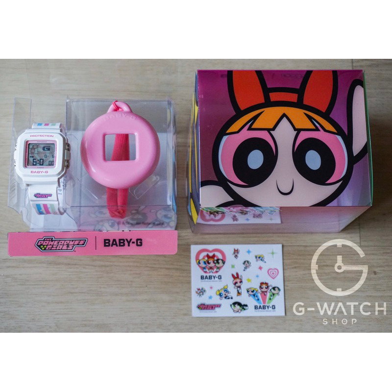 CASIO BABY-G＋PLUS THE POWERPUFF GIRLS collaboration model BGD-10KPP-7, BGD-10KPP-7ADR, BGD-10KPP-7A,