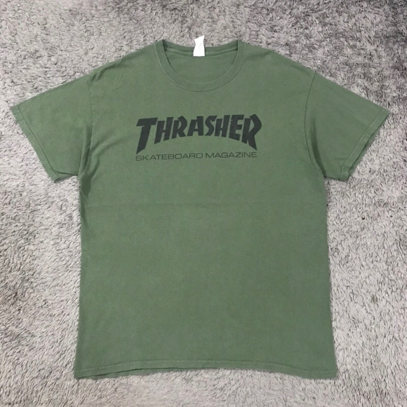 เสื้อยืดแขนสั้น Thrasher  มือสอง ของแท้