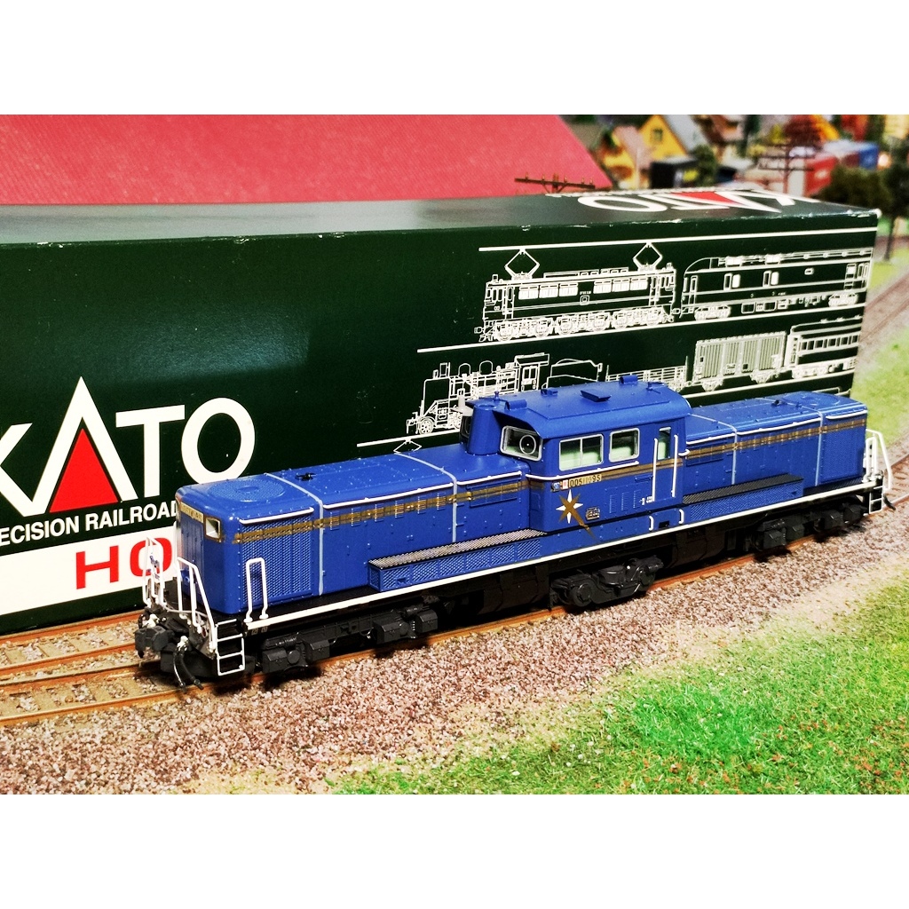 โมเดลรถไฟDD51 โมเดลรถไฟไทย โมเดลรถไฟHO * มือสอง * Kato DD51 HO scale ราคา OK