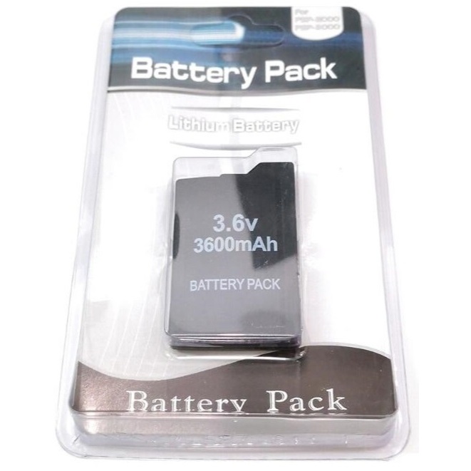 ส่งฟรี! มาใหม่! Battery แบตเตอร์รี่ PSP 2000 3000 *พร้อมส่ง* 3600 mAh