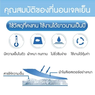 แผ่นรองนอน เจลเย็นไม่ต้องแช่เย็น สัตว์เลี้ยง
