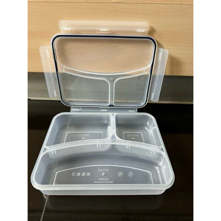 ส่งด่วน ส่งฟรีนะ Super Lock กล่องข้าวแบ่ง 3 ช่อง รุ่น 6185 กล่องใส่อาหาร กล่องพลาสติก Food Lunch Box กล่องถนอมอาหาร