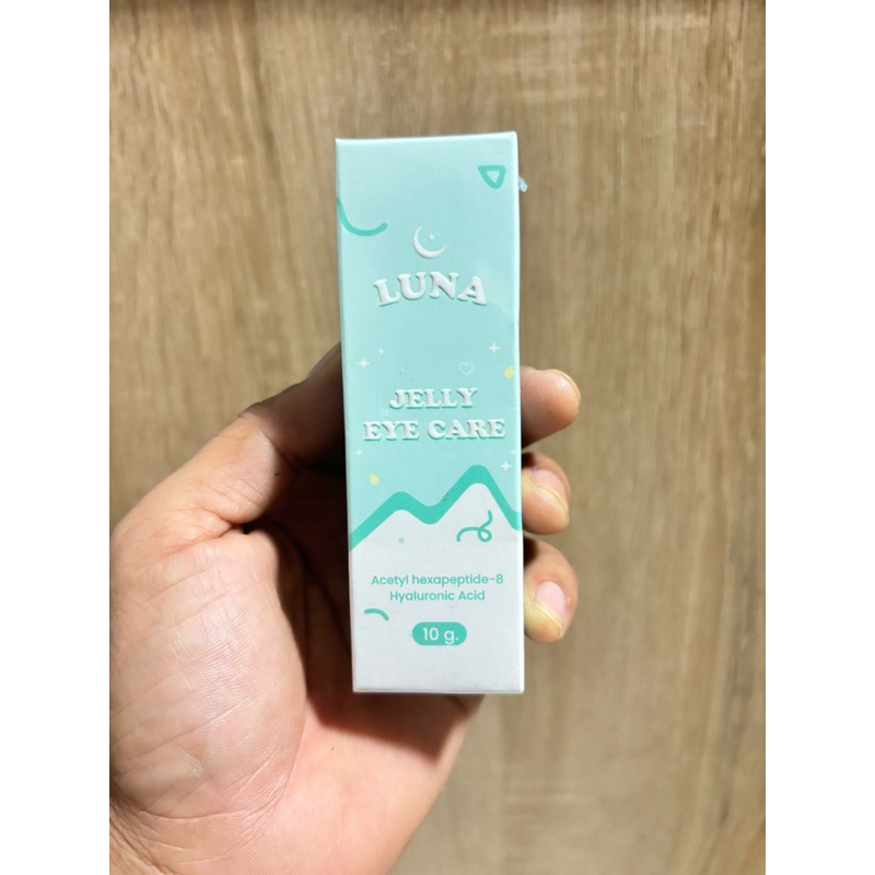 ครีมทาใต้ตาลูน่า luna jelly eye cream care มีหัวนวดเก็บความเย็น อาการบวมช้ำ ขอบตาดํา บํารุง ลูน่าอาย