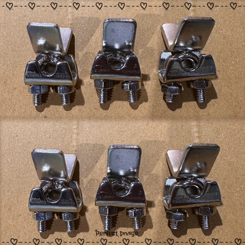 กันแกว่งตัววี สำหรับใส่ตะขอกรงนก จำนวน 6 ชิ้น