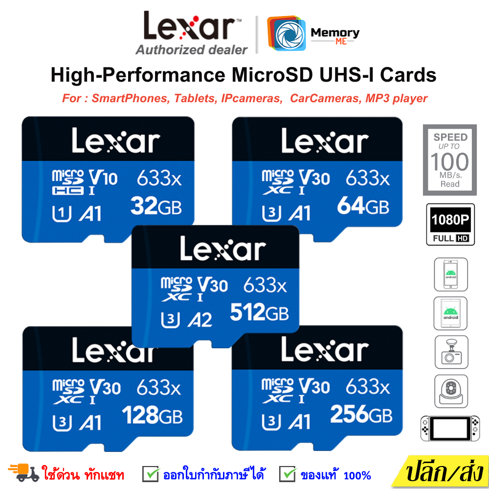 (ส่งด่วน) APACER Micro SDcard 32/64/128GB (100MB) C10 UHS-I memory card กล้องหน้ารถ โทรศัพท์ SDcard แท้ - รูปที่ 6