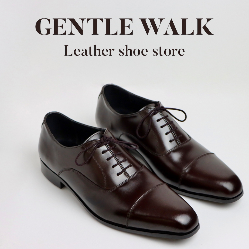 Oxford Cap-toe No.9 รองเท้าหนังแท้ 100% Gentle walk