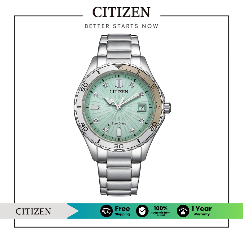 CITIZEN Eco-Drive FE6170-88L Lady Watch ( นาฬิกาผู้หญิงพลังงานแสง )