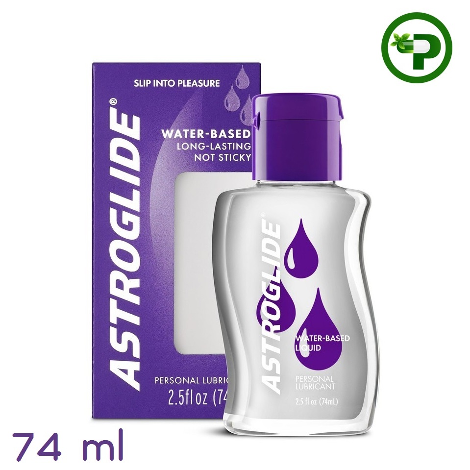 ASTROGLIDE เจลหล่อลื่นสูตรน้ำ Water Based  แอสโตไกลด์ 74 ml.