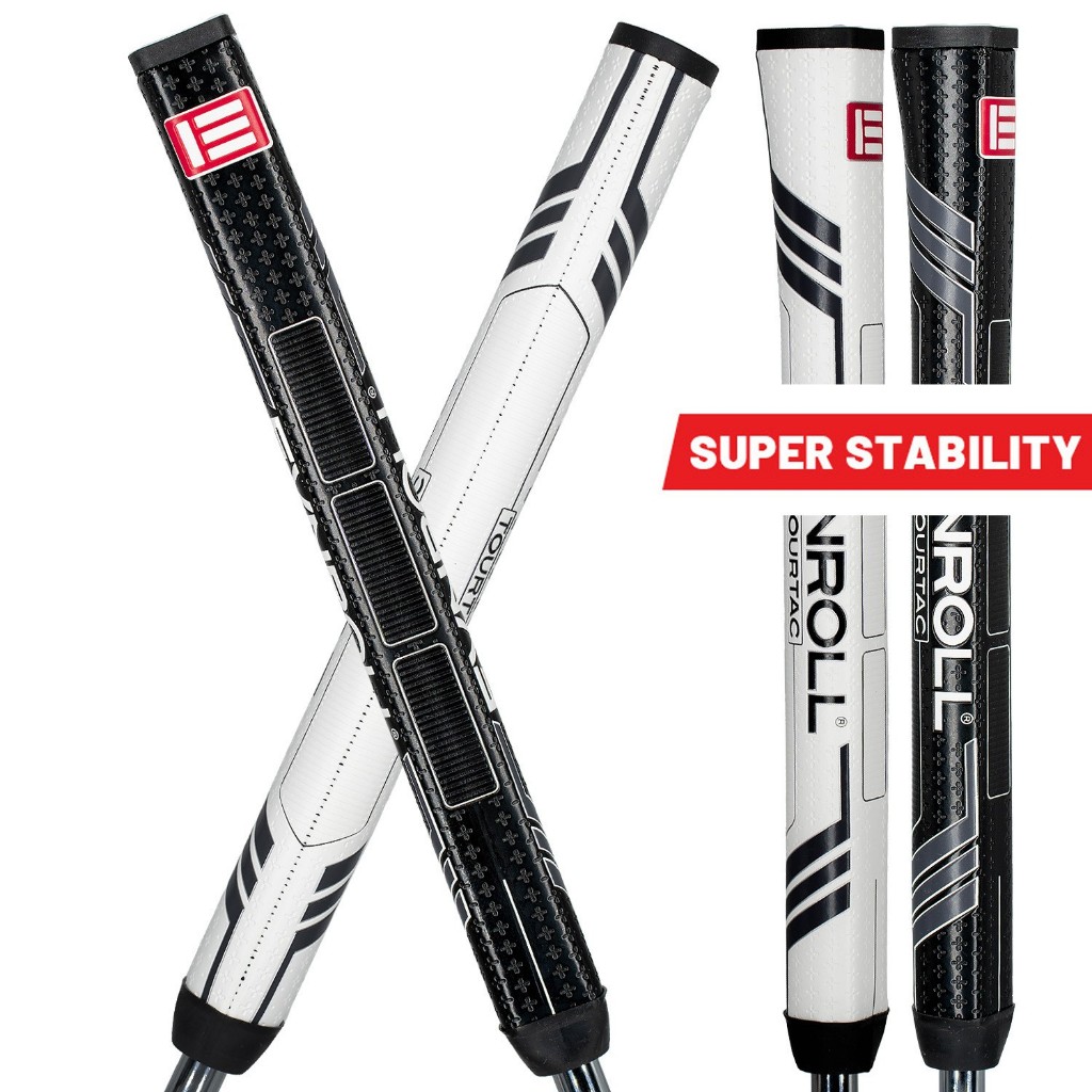 ( morning golf ) กริบไม้กอล์ฟ Grip putter Evnroll white and black ด้ามจับไม้กอล์ฟพัตต์