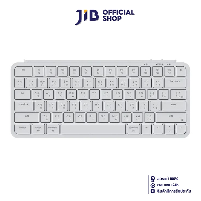WIRELESS KEYBOARD (คีย์บอร์ดไร้สาย) KEYCHRON B1 PRO (IVORY WHITE) (SCISSOR SWITCH NON-BACKLIT EN/TH)