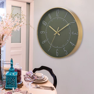 Silent quartz movement นาฬิกาแขวนผนัง -นาฬิกาแขวน วเลขนูน ขนาด 12 นิ้ว นาฬิกาแขวนผนัง นาฬิกทรงกลม