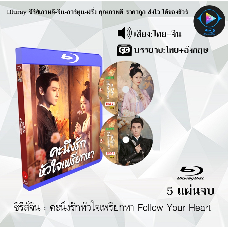 ซีรีส์จีน คะนึงรักหัวใจเพรียกหา Follow Your Heart : 5 แผ่นจบ (พากย์ไทย+ซับไทย)