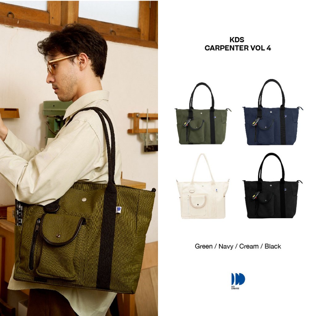 Kodangs Carpenter Bag Vol.4 กระเป๋าสะพายข้างผู้ชาย ซิบ ผ้ากันน้ำ ใส่คอม13-15นิ้วได้
