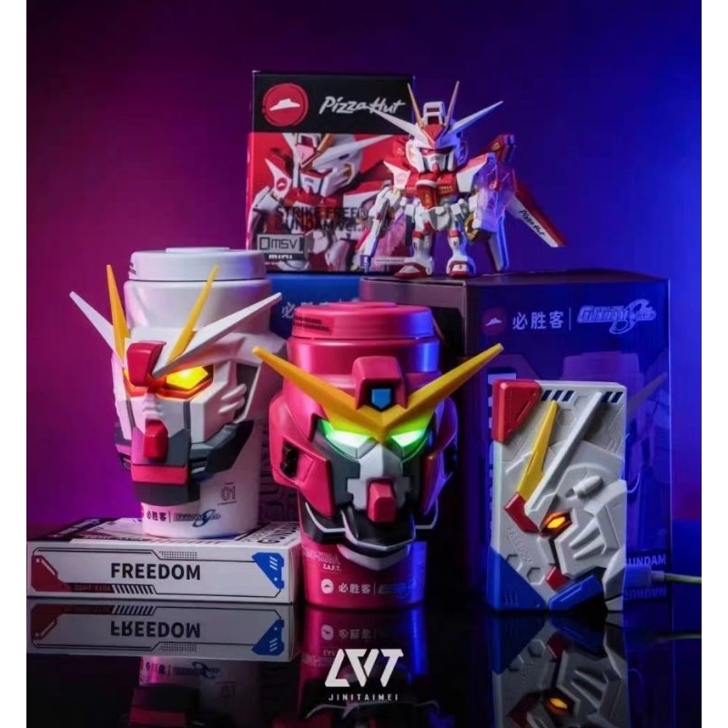 code ลดเพิ่ม 30% เหลือชิ้นละ 8xx พร้อมส่ง Pizza Hut X QMSV Freedom Gundam Limited Pizza Edition