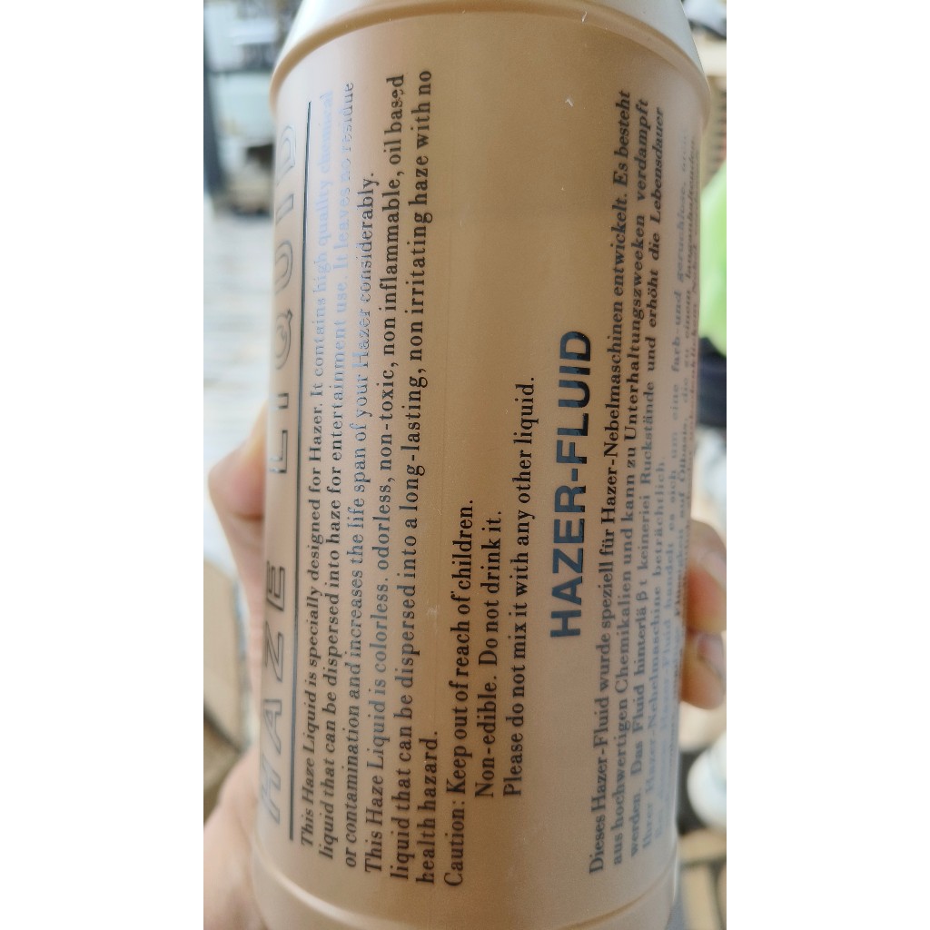 1 ลิตร น้ำยาฐานน้ำมันเครื่อง Hazer / น้ำยาเหลว/ เฮเซอร์ แมชชีน ลิควิด - รูปที่ 3