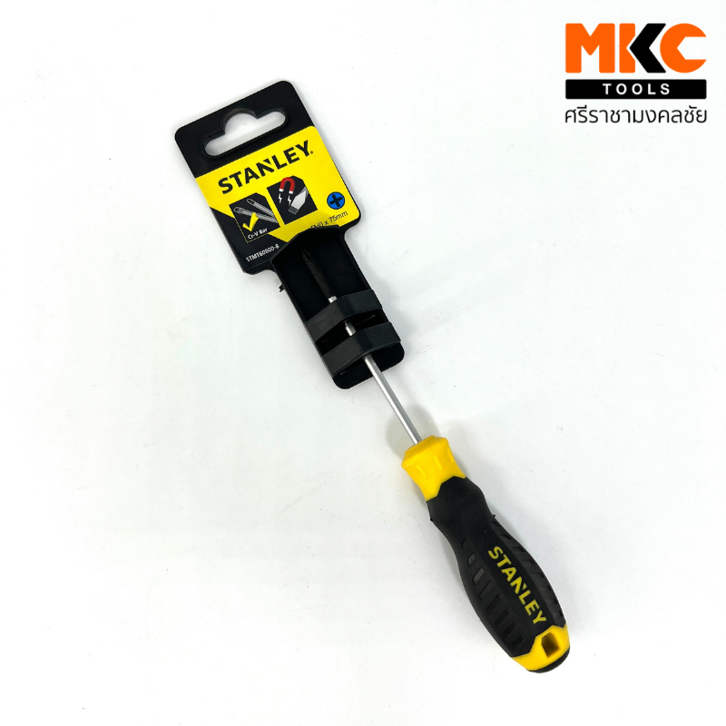 Stanley ไขควงแฉก STMT60800-8 ด้ามหุ้มยาง  PH0 ขนาด 3 นิ้ว