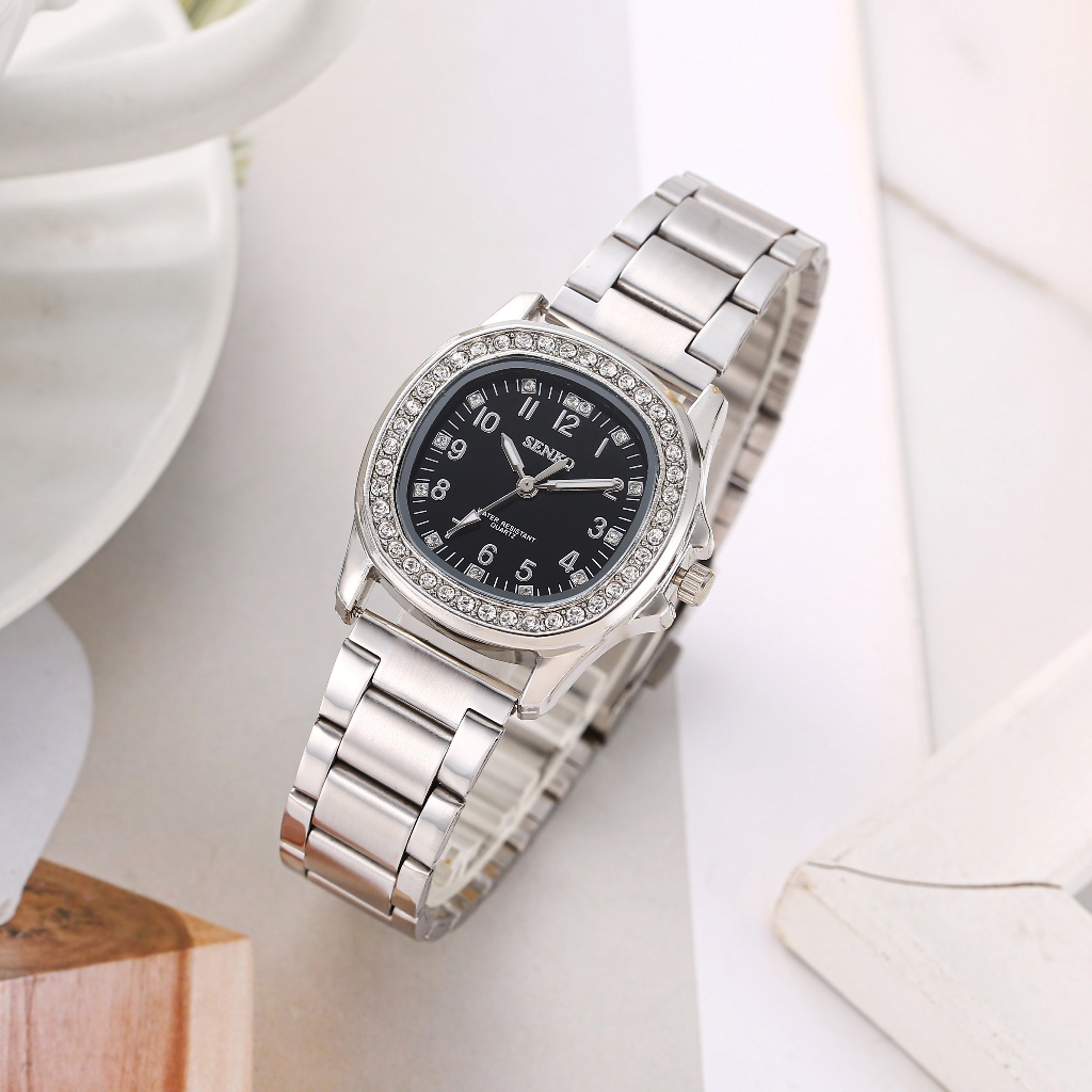 นาฬิกาผู้หญิง Senkq กันน้ํา แฟชั่น นาฬิกาควอตซ์ รุ่น LH-SSS33