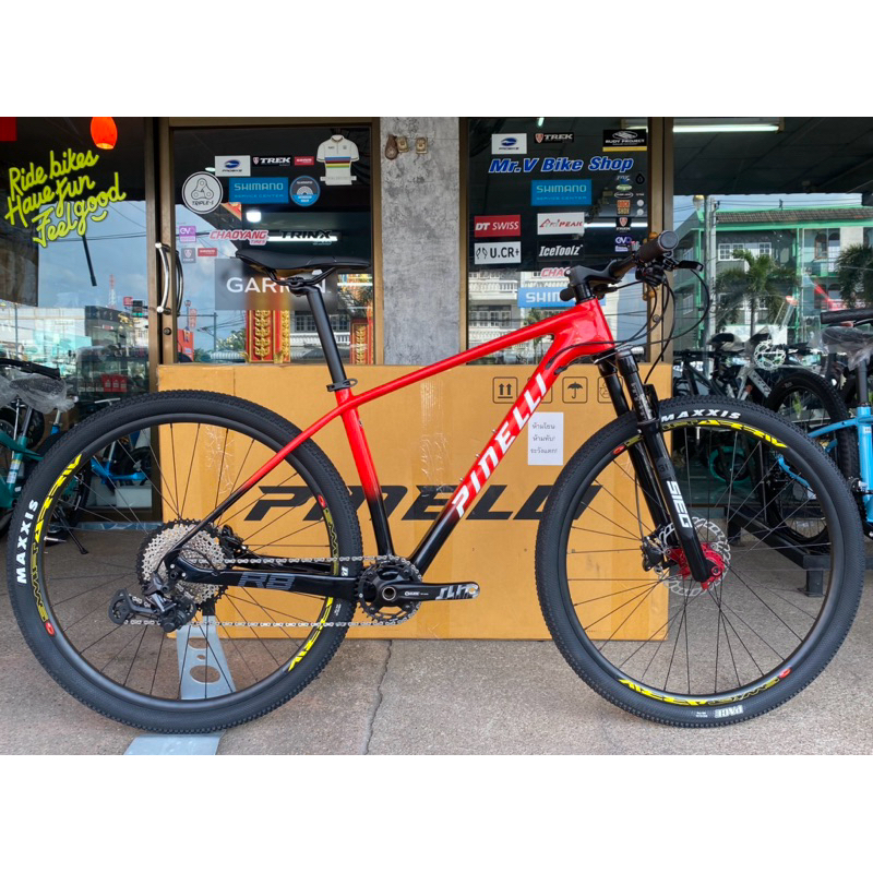 🔥New Pinelli R8 2025 เฟรม Carbon ชุดเกียร์ Shimano XT 12sp. 29er Boost 148🔥