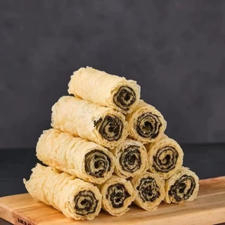 DayDay ฟองเต้าหู้ม้วนสาหร่าย 120g สาหร่ายแผ่นใหญ่ จุ่มเพียงแค่ 3 วิ