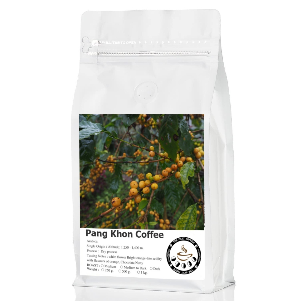 กาเเฟสีเหลือง 🍯เมล็ดกาแฟ ดอยปางขอน Dry โพรเซส🍯⛰(คั่วอ่อน Light roast) ขนาดA