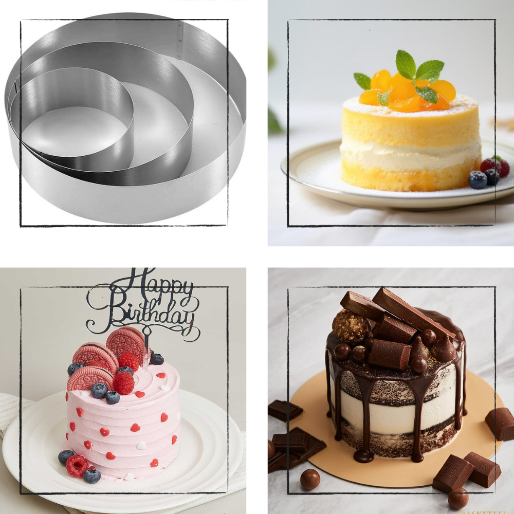 พิมพ์เค้ก แบบเค้ก อุปกรณ์เค้ก วงกลม1ชุดมี3ขนาด อุปกรณ์เบเกอรี่ แม่พิมพ์สแตนเลส - รูปที่ 7