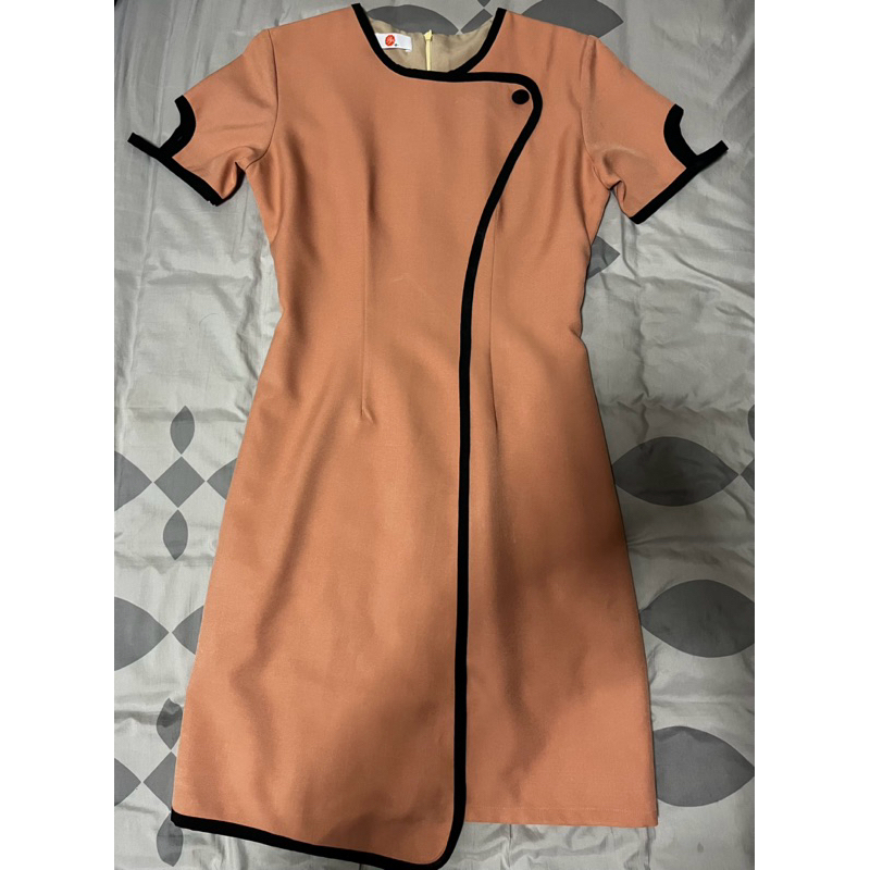 [พร้อมส่ง] เดรส Pyn brand เดรสสมัครแอร์ เดรสทำงาน