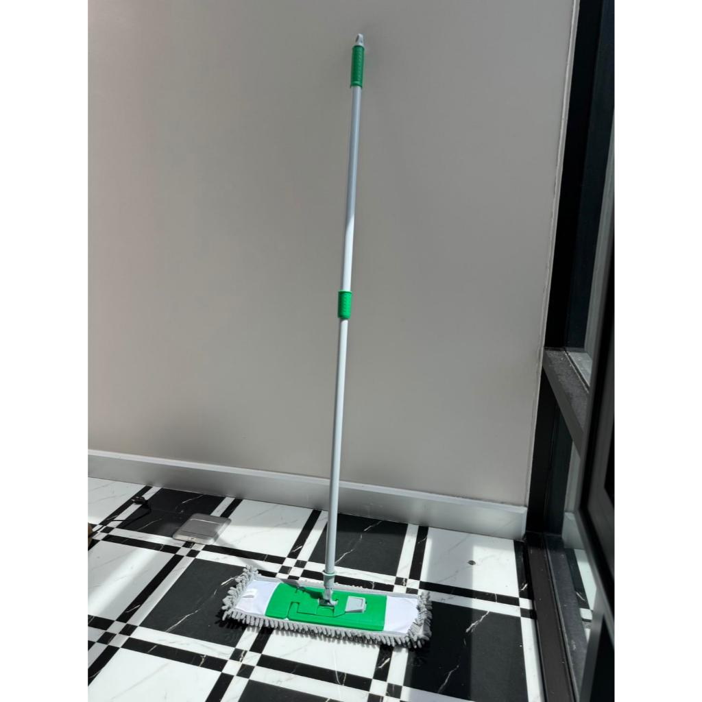 KJR - ไม้ดันฝุ่น / ไม้ถูผนัง ผ้าหน้ากว้าง 40 cm สูง 130 cm หมุนได้ 360 องศา แห้งเร็ว ผ้าหนานุ่ม ถอดซักได้ ทำความสะอาดง่า