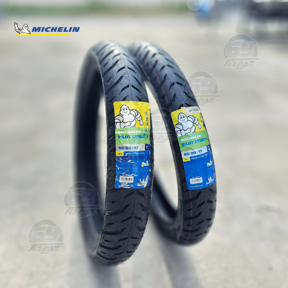 [Michelin] Pilot Street 2 ยางสำหรับขอบ 10-17